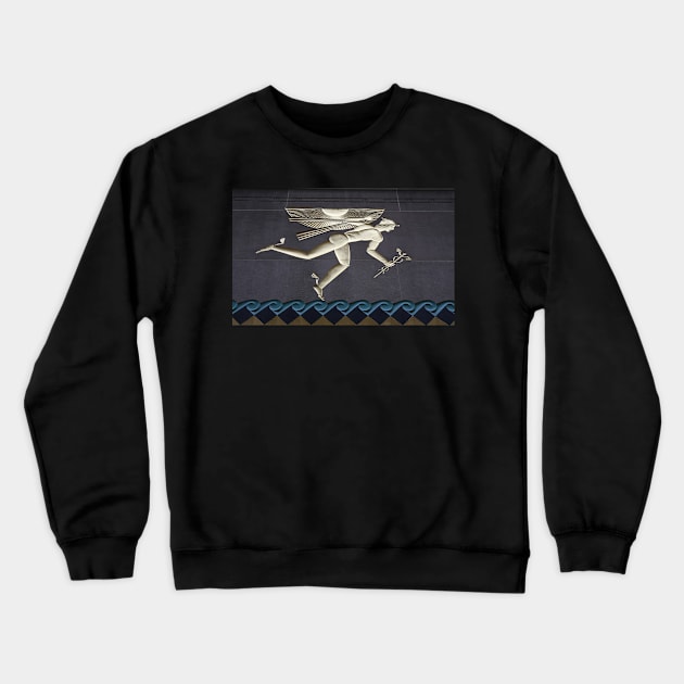 Hermes - Herald of the Greek Gods in NYC Crewneck Sweatshirt by Christine aka stine1